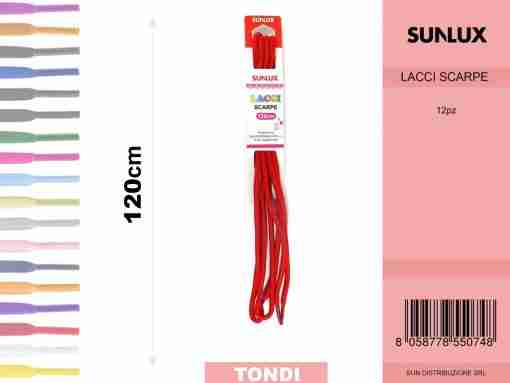 Lacci Per Scarpe Rosso 120cm