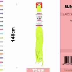 Lacci Per Scarpe Giallo Fluo 140cm