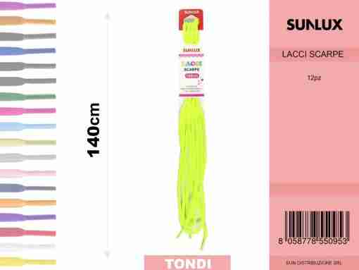 Lacci Per Scarpe Giallo Fluo 140cm