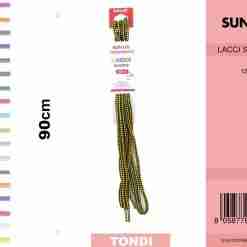 Lacci X Scarpe 90cmgiallo- Nero