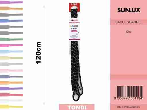 Lacci X Scarpe 120cm Bianco-Nero
