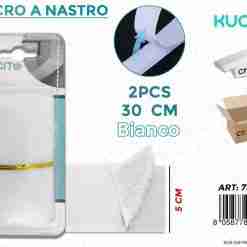 Velcro A Nastro Bianco 2pcs- 5*30 Cm