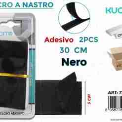Nastro Velcro Nero 2pc- 5*30cm
