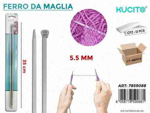 Ferro Da Maglia D. 5.5mm *35cm