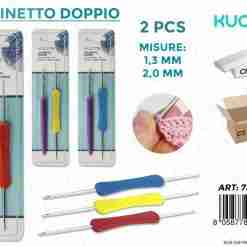 Uncinetto Doppio 2pc 1.3-2.0mm