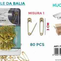 Spille Da Balia Oro 80pc-3 Cm