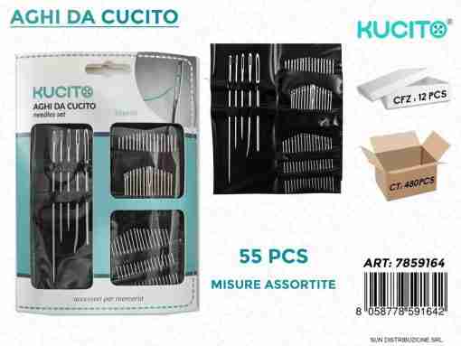 Aghi Da Cucito Misure Ass. 55pc