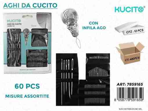 Aghi Da Cucito Misure Ass. 60pc
