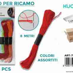 Filo Per Ricamo Col. Ass. 8 Pc-8mt