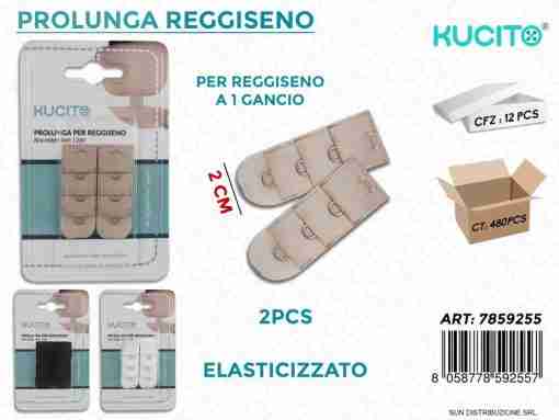 Prolunga Reggiseno Col. Ass.-2cm 1gancio