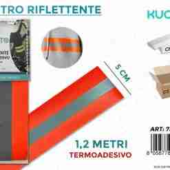 Nastro Riflettente Arancio 5cm*1.2mt