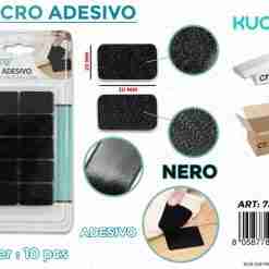 Velcro Adesivo Nero 30*20mm - 10pcs