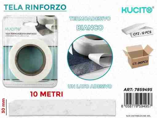 Tela Rinforzo Termoadv Bianco 30mm*10mt