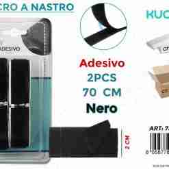 Velcro A Nastro Adv Nero 2pcs- 2*70cm