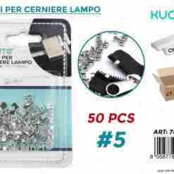 Fermi Per Cerniere Lampo 5* 50pcs