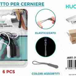 Tiretto Per Cerniere Elast. Col. Ass. 6pcs