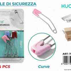 Spille Di Sicurezza Col. Ass. 4pcs