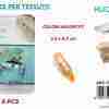 Pinze Per Tessuto Col. Ass. 8pcs 2.5*0.7cm