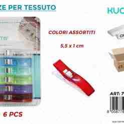 Pinze Per Tessuto Col. Ass. 6pcs 5.5*1cm