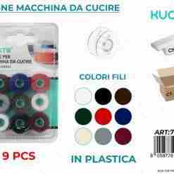 Bobine Macchina Da Cucire Plast. 9pcs