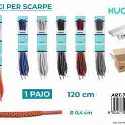 Lacci Per Scarpe Tondo 1paio Ass.0.4*120cm