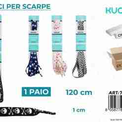 Lacci Per Scarpe Piatto 1paio Ass. 1*120cm