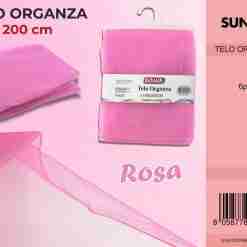 Telo Organza Rosa 150*200