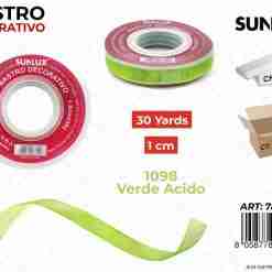Nastro Decorativo Org.1098 Verde Ac. 30y*1cm