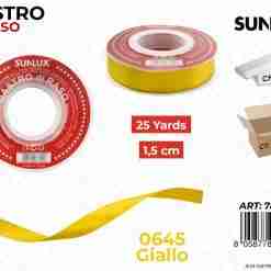 Nastro Di Raso 0645 Giallo 25y*1.5cm