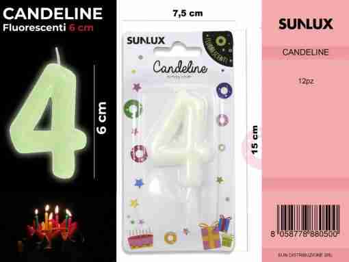 Candeline Fluo N.4