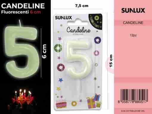 Candeline Fluo N.5