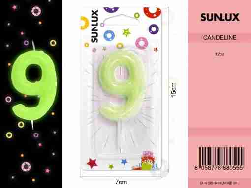 Candeline Fluo N.9