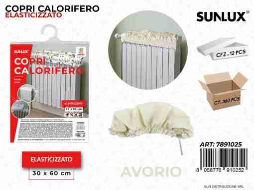 Copri Calorifero Elast. Avorio 30*60cm