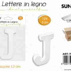 Lettera J In Legno 11*1.3cm