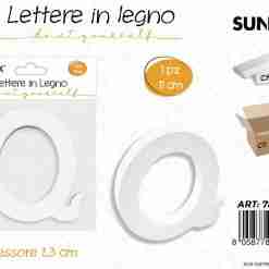 Lettera Q In Legno 11*1.3cm