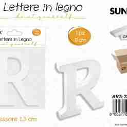 Lettera R In Legno 11*1.3cm