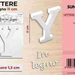 Lettera Y In Legno 11*1.3cm
