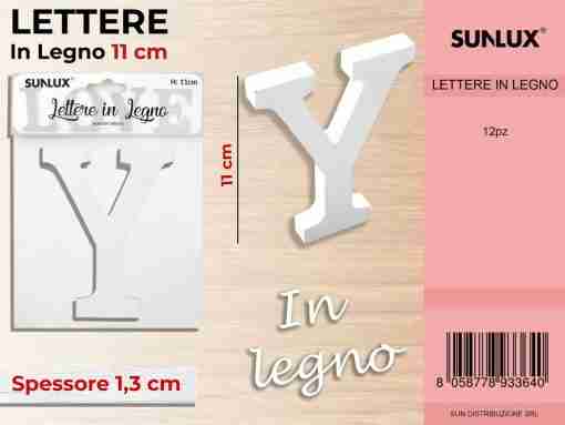Lettera Y In Legno 11*1.3cm