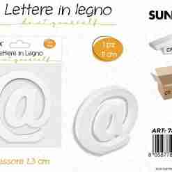 Lettera @ In Legno 11*1.3cm