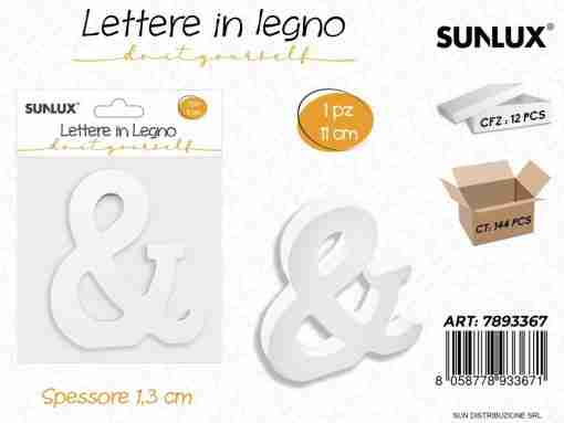 Lettera @ In Legno 11*1.3cm