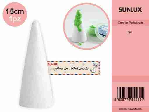 15cm 1pc Cono In Polistirolo