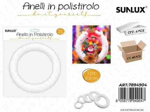 Anello In Polistirolo D.20cm