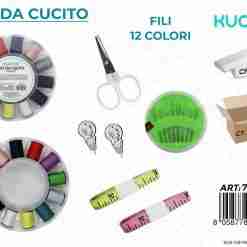 Set Da Cucito 12col. C/ Acc.