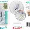 Filo Elastico Bianco D.4mm*4mt