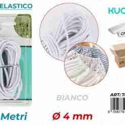 Filo Elastico Bianco D.4mm*4mt