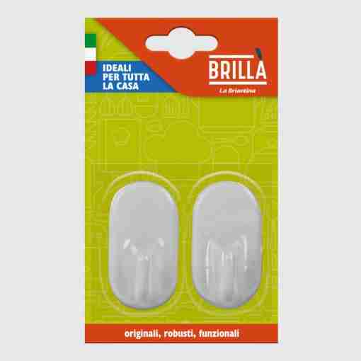 Ganci Adesivi Ellisse 2pz. Blister