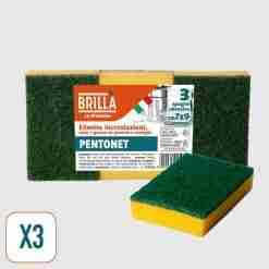Spugne Abrasive Pentonet 3 Pz.