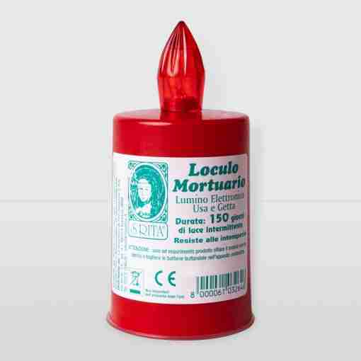 Lumino Loculo Mortuario 150 Gg Rosso