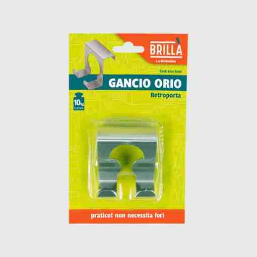 Gancio Retroporta Metallo Orio 5x5 Cm