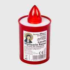 Lumino Per Loculo Mortuario Rosso 40 Giorni